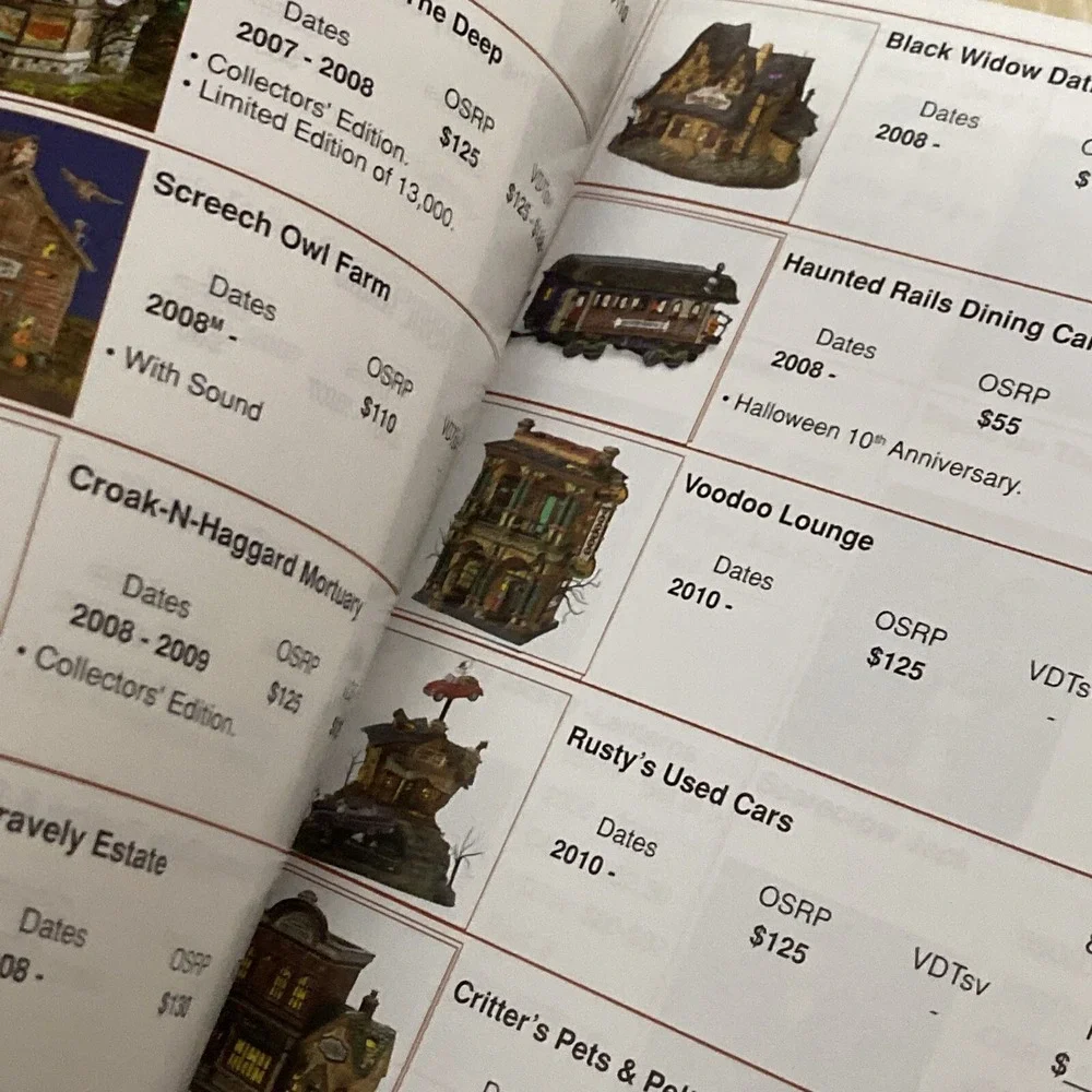 Department 56 Village D-tails 2nd Edition Reference Secondary Market Guide